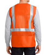 CornerStone Class 2 Mesh Back Safety Vest - Image 3