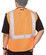 Kishigo Class 2 Single Pocket Mesh Safety Vest - Image 5