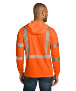 CornerStone Class 3 Segmented Tape Hooded Long Sleeve Safety T-shirt - Image 3
