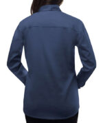 Blue Generation Women's Scotchgard Treated Twill Long Sleeve Dress Shirt - Image 3