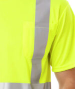 Blue Generation BLU-X-DRI Hi-Visibility Reflective Safety T-shirt - Image 3
