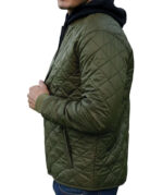 Vantage Everett Diamond Quilted Bomber Jacket - Image 3