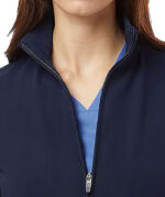 Jaanuu Women's Ceri Essential Six-Pocket Full-Zip Scrub Jacket - Printed - Image 3