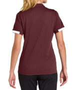 Sport-Tek Women's Club Colorblock Recycled Performance Polo - Image 3