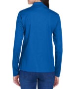 Core 365 Women's Long Sleeve Performance Pique Polo - Printed - Image 3