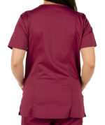 Cherokee Workwear Revolution Women's V-Neck Scrub Top - Embroidered - Image 3