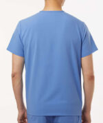 Jaanuu Holmes Everyday One-Pocket V-Neck Scrub Top - Embroidered - Image 3