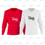 Long Sleeve V-Neck T-Shirt | Soft & Stylish Everyday Wear by Impressiful