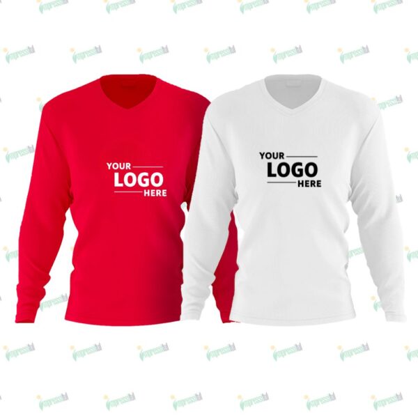 Long Sleeve V-Neck T-Shirt | Soft & Stylish Everyday Wear by Impressiful