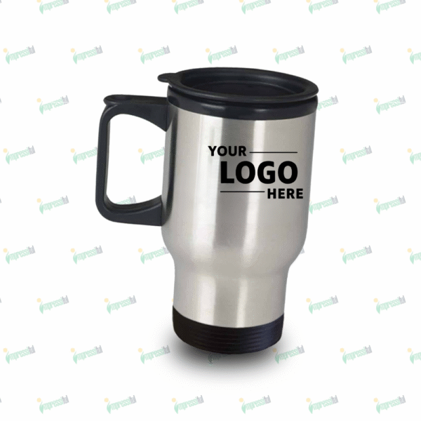 Stainless Steel Travel Mug | Insulated On-the-Go Drinkware by Impressiful