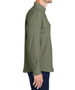 HUK Tide Point Textured Long Sleeve Work Shirt - Image 4