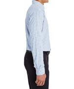 Devon & Jones CrownLux Micro Windowpane Performance Dress Shirt - Image 4