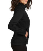 Port Authority Women's Arc Sweater Fleece Jacket - Printed - Image 4
