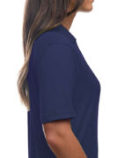 Blue Generation Women's BLU-X-DRI Textured Mesh Performance Polo - Image 4