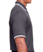 Devon & Jones CrownLux Plaited Tipped Performance Polo - Image 4