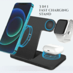 3-in-1 Fast Wireless Charging Stand – Magnetic, Sleek & Customizable | Impressiful - Image 3