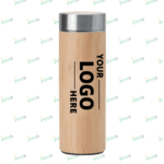 Bamboo Stainless Steel Bottle | Eco-Friendly Insulated Drinkware by Impressiful
