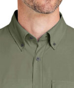 HUK Tide Point Textured Long Sleeve Work Shirt - Image 5
