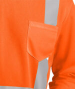 CornerStone Class 2 Mesh Long Sleeve Safety Pocket T-shirt - Image 5