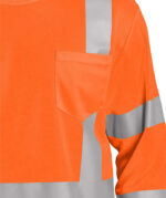 CornerStone Class 3 Mesh Long Sleeve Safety Pocket T-shirt - Image 5