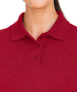 Harriton Women's Valiant Cotton Snag Protect Pique Polo - Image 5