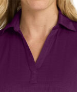 Port Authority Women's Fine Jacquard Performance Polo - Image 5