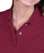 Blue Generation Women's Scotchgard Treated Pique Polo - Image 5