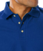Blue Generation Scotchgard Treated Pique Polo - Image 5