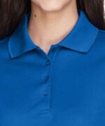 Core 365 Women's Long Sleeve Performance Pique Polo - Printed - Image 5