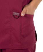 Cherokee Workwear Revolution Women's V-Neck Scrub Top - Embroidered - Image 5