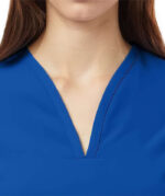 Jaanuu Women's Calix Fit & Flare V-Neck Scrub Top - Printed - Image 5