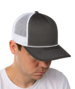 Richardson Five-Panel Rope Snapback Trucker Hat - Embroidered - Image 5