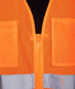 Kishigo Class 2 Single Pocket Mesh Safety Vest - Image 2