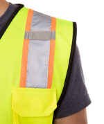 Kishigo Class 2 Pocket Contrast Safety Vest - Image 6