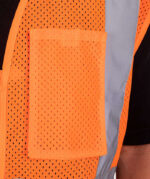 Kishigo Class 2 Single Pocket Mesh Safety Vest - Image 3