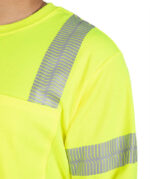Red Kap Class 3 Hi-Vis Long Sleeve Safety Pocket T-shirt - Image 5