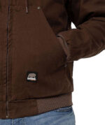 Berne Highland Washed Cotton Duck Hooded Jacket - Image 6
