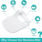 Baby Bibs – Soft, Absorbent & Adjustable Feeding Bibs for Babies | Impressiful - Image 2