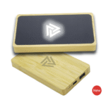Bamboo Powerbank with Light-Up Logo – 10000mAh | Eco-Friendly Custom Charger by Impressiful - Image 5