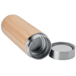 Bamboo Stainless Steel Bottle | Eco-Friendly Insulated Drinkware by Impressiful - Image 3