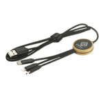 Berlin Bamboo Charging Cable (3-in-1) – Eco-Friendly Multi-Charging Cable | Impressiful - Image 5