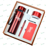 Bluetooth Speaker & Power Bank Gift Set with Pen, Bottle, & 2 in 1 Data Cable
