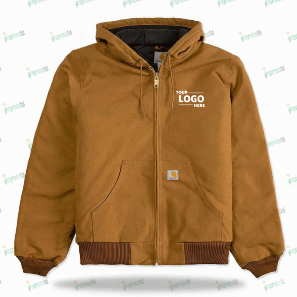 Carhartt Water Repellent Flannel Lined Hooded Jacket - Printed