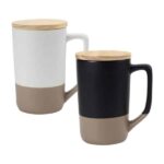 Ceramic Mug with Clay Bottom – Stylish Two-Tone Custom Printed Mug | Impressiful - Image 2
