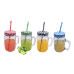 Colourful Mason Glass Jar – Vibrant Drinkware for Home & Events | Impressiful - Image 2