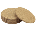 Cork Tea Coasters – Set of 6 | Eco-Friendly Drink Coasters by Impressiful - Image 2
