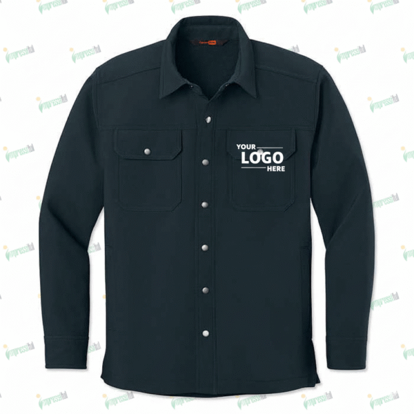 Cornerstone Fleece Soft Shell Snap Shirt Jacket