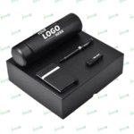 Corporate Vaccum Bottle & 8GB Flash Drive Gift Set with Pen & Card Holder
