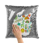 Custom Magic Sequin Cushion - Image 2