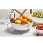 Set of 2 Ceramic Serving Bowls – Elegant Multi-Purpose Tableware by Impressiful - Image 3